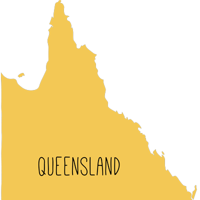 Map of Queensland