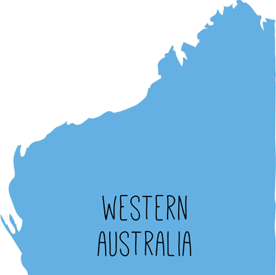 Map of Western Australia